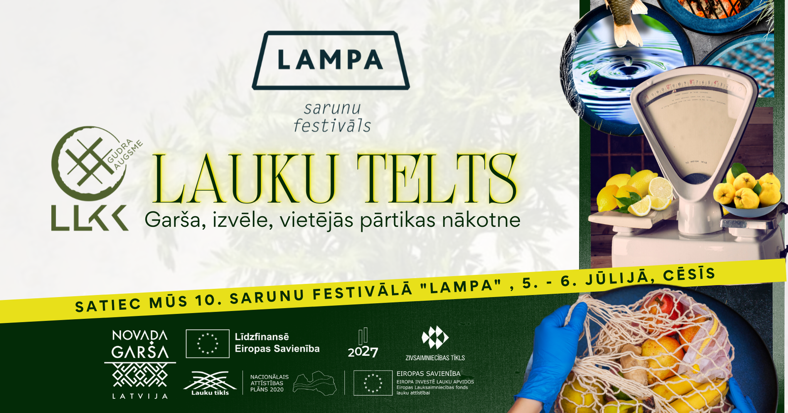 Sarunu festivālā LAMPA Lauku telts